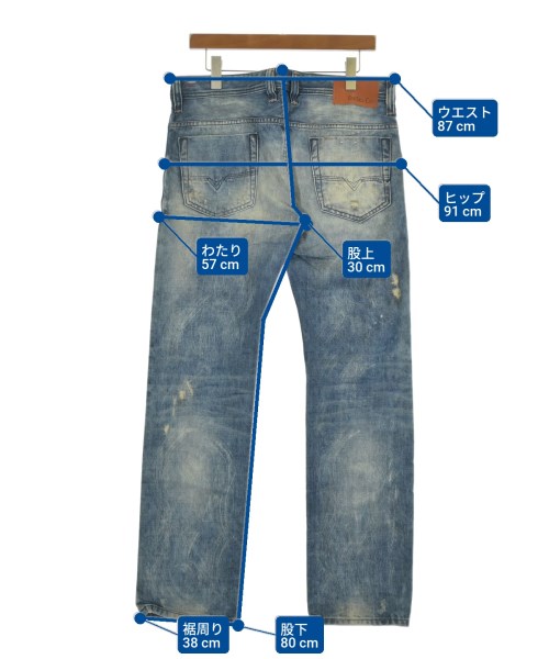 DIESEL（ディーゼル）デニムパンツ 青 サイズ:31(M位) メンズ/2200700500055
