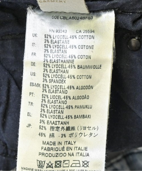 DIESEL（ディーゼル）スウェットパンツ 青 サイズ:30(M位) メンズ/2200700981021