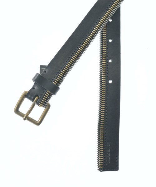 DIESEL（ディーゼル）ベルト 黒 サイズ:90cm メンズ/2200651870283