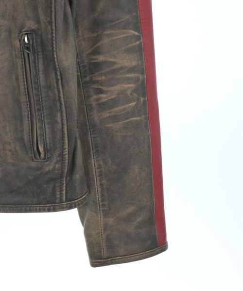 DIESEL（ディーゼル）ライダース 茶 サイズ:46(M位) メンズ/2200655722014