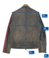 DIESEL（ディーゼル）ライダース 茶 サイズ:46(M位) メンズ/2200655722014