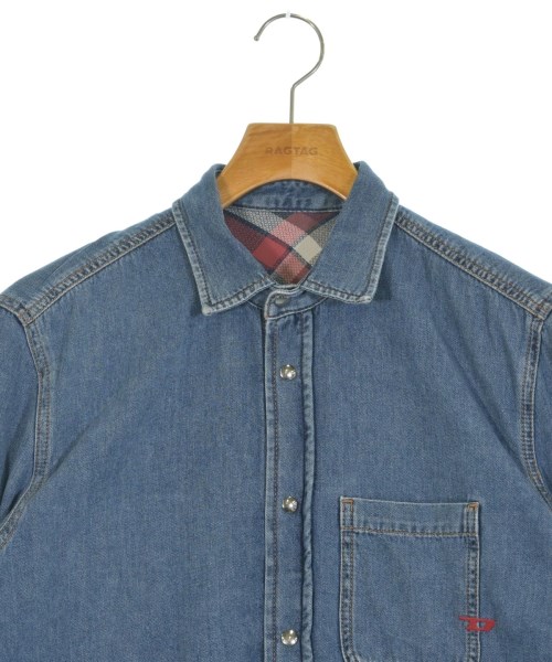 DIESEL（ディーゼル）カジュアルシャツ 青 サイズ:S メンズ/2200651331135