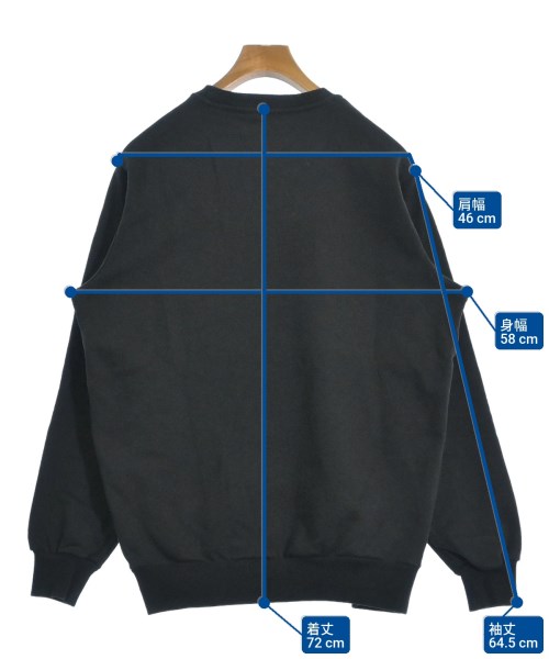 DIESEL（ディーゼル）スウェット 黒 サイズ:L メンズ/2200657127015