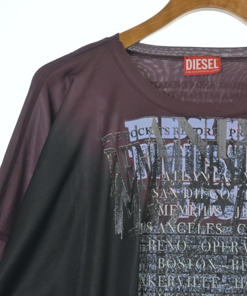 DIESEL（ディーゼル）Tシャツ・カットソー 紫 サイズ:XXL メンズ/2200657199029