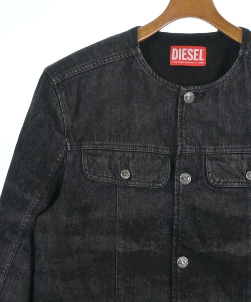DIESEL（ディーゼル）デニムジャケット 黒 サイズ:L メンズ/2200657458010