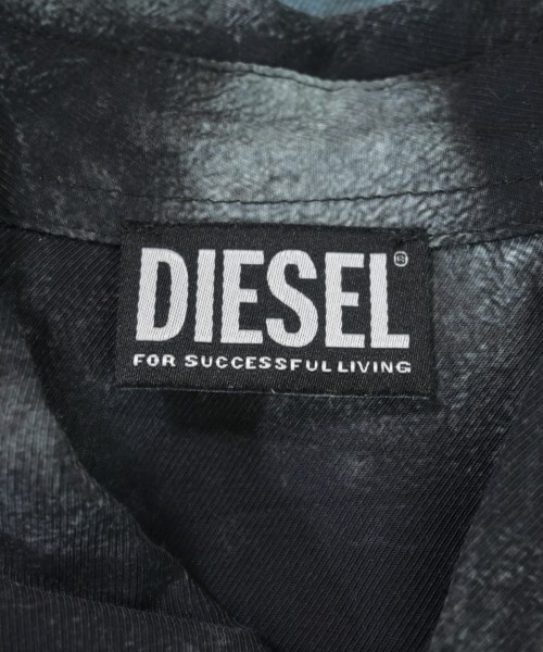 DIESEL（ディーゼル）カジュアルシャツ 黒 サイズ:50(XL位) メンズ/2200657914035