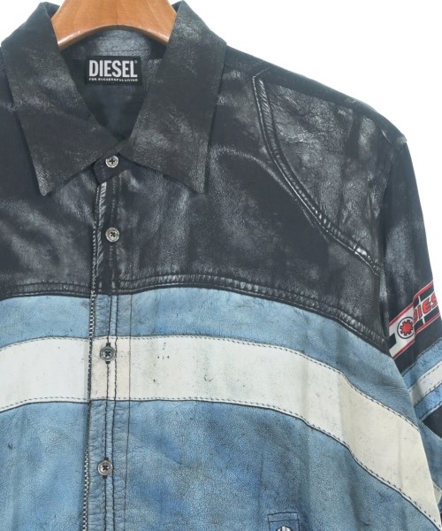 DIESEL（ディーゼル）カジュアルシャツ 黒 サイズ:50(XL位) メンズ/2200657914035