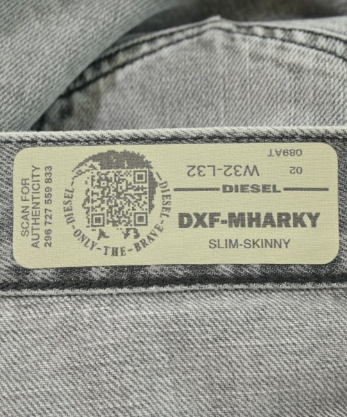 DIESEL（ディーゼル）デニムパンツ グレー サイズ:32(L位) メンズ/2200654938232