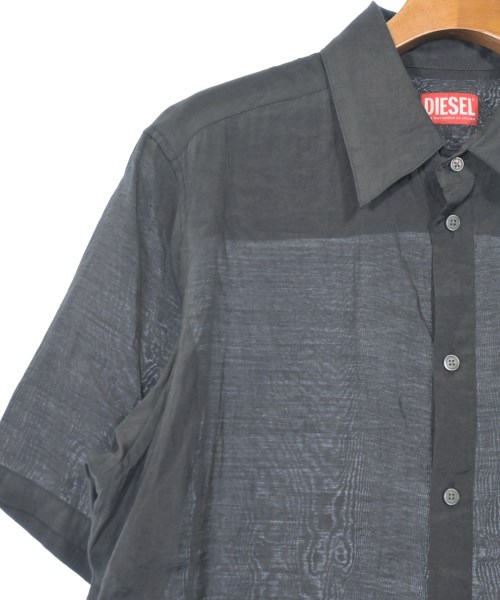 DIESEL（ディーゼル）カジュアルシャツ 黒 サイズ:50(XL位) メンズ/2200658460050