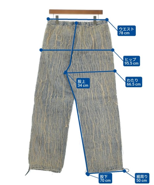 DIESEL（ディーゼル）デニムパンツ 青 サイズ:S メンズ/2200658843020