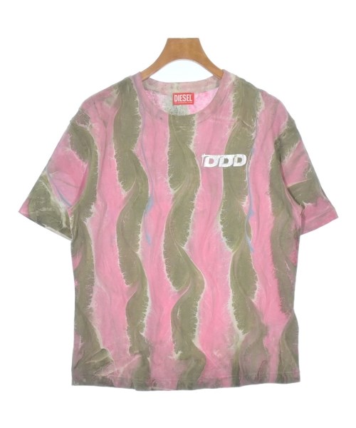 DIESEL(ディーゼル)Tシャツ・カットソー ピンク サイズ:S/2200659104038