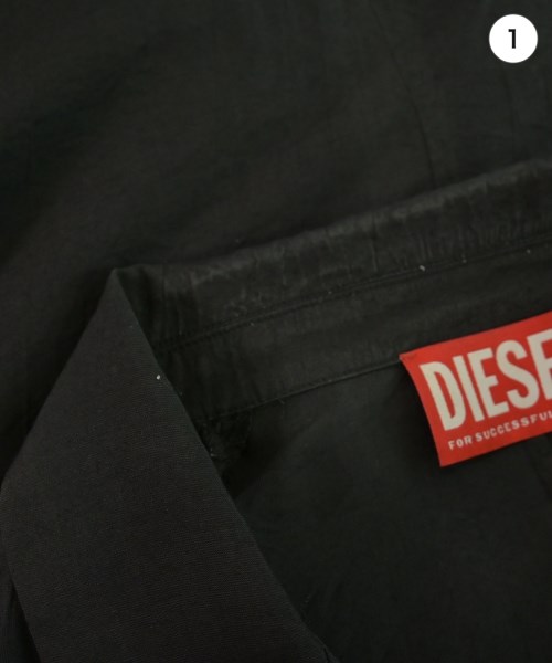 DIESEL（ディーゼル）ジャケット 黒 サイズ:44(S位) メンズ/2200659391032