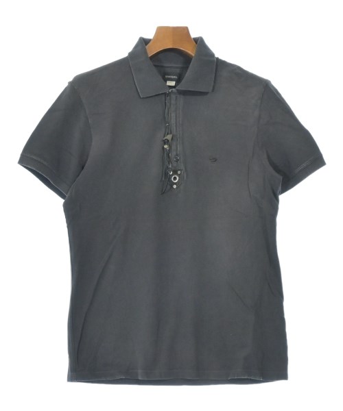 DIESEL(ディーゼル)ポロシャツ 黒 サイズ:S/2200625981083