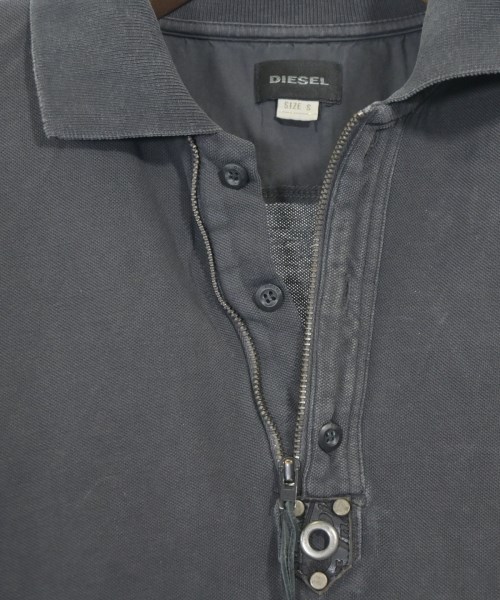 DIESEL（ディーゼル）ポロシャツ 黒 サイズ:S メンズ/2200625981083