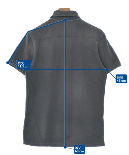 DIESEL（ディーゼル）ポロシャツ 黒 サイズ:S メンズ/2200625981083