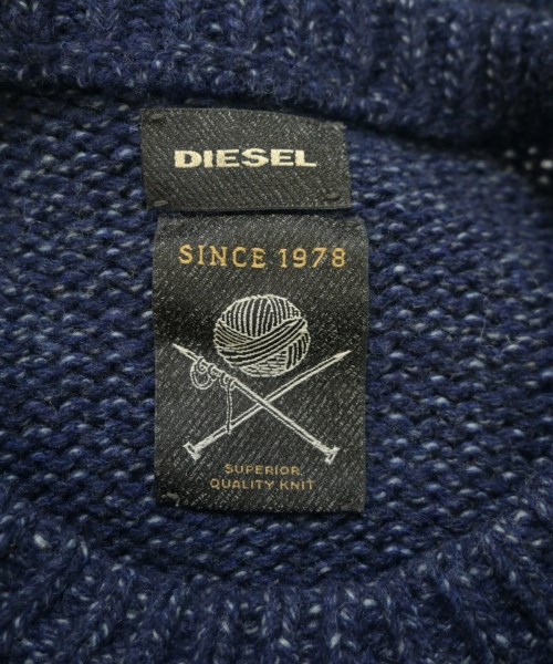 DIESEL（ディーゼル）ニット・セーター 紺 サイズ:M メンズ/2200625981786