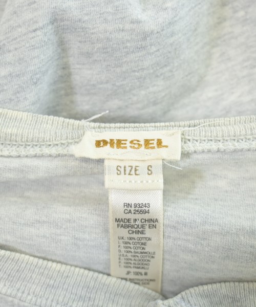 DIESEL（ディーゼル）Tシャツ・カットソー グレー サイズ:S メンズ/2200660511054
