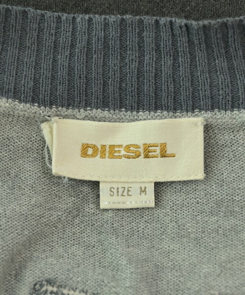 DIESEL（ディーゼル）ニット・セーター グレー サイズ:M メンズ/2200660511078