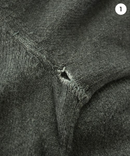 DIESEL（ディーゼル）ニット・セーター グレー サイズ:M メンズ/2200660511078