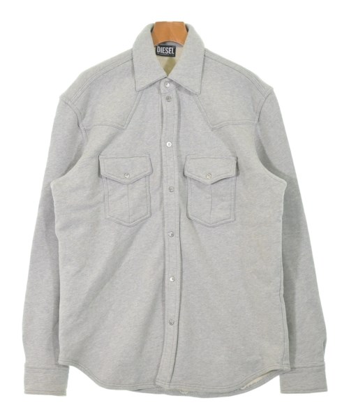 DIESEL(ディーゼル)カジュアルシャツ グレー サイズ:S/2200660703039