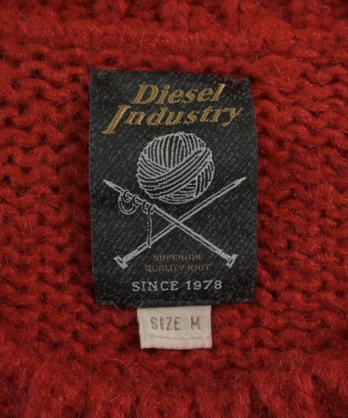 DIESEL（ディーゼル）ニット・セーター 赤 サイズ:M メンズ/2200660722016