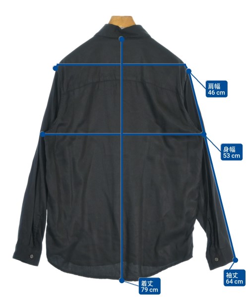 DIESEL（ディーゼル）カジュアルシャツ 黒 サイズ:46(M位) メンズ/2200661620045