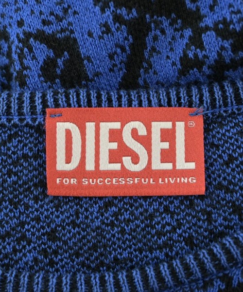 DIESEL（ディーゼル）ニット・セーター 青 サイズ:M メンズ/2200661620069