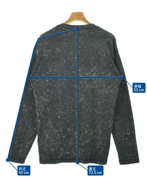 DIESEL（ディーゼル）スウェット 黒 サイズ:S メンズ/2200661620083