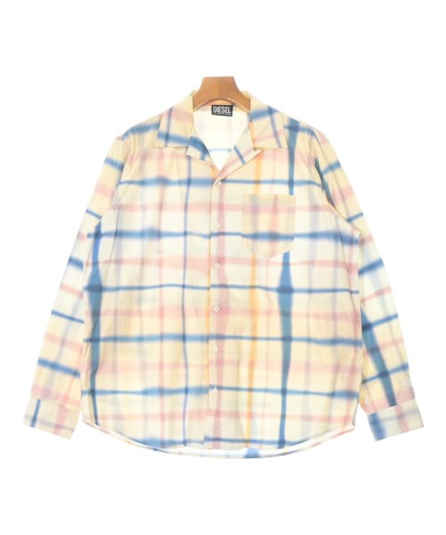 DIESEL(ディーゼル)カジュアルシャツ 黄 サイズ:46(M位)/2200655703174
