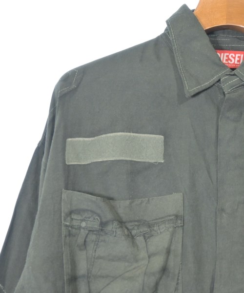 DIESEL（ディーゼル）カジュアルシャツ カーキ サイズ:46(M位) メンズ/2200655703198