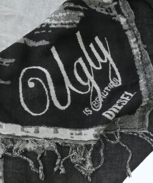 DIESEL（ディーゼル）ストール 黒 サイズ:- メンズ/2200662144083