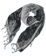 DIESEL（ディーゼル）ストール 黒 サイズ:- メンズ/2200662144083