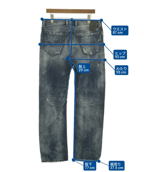 DIESEL（ディーゼル）デニムパンツ 青 サイズ:31(M位) メンズ/2200707923031