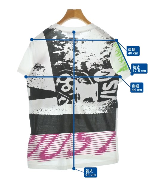 DIESEL（ディーゼル）Tシャツ・カットソー 白 サイズ:M メンズ/2200711907041