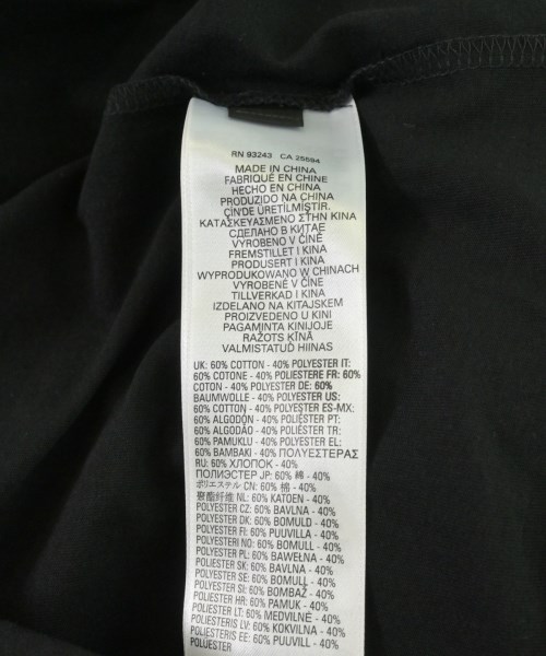 DIESEL（ディーゼル）Tシャツ・カットソー 黒 サイズ:XL メンズ/2200708680063