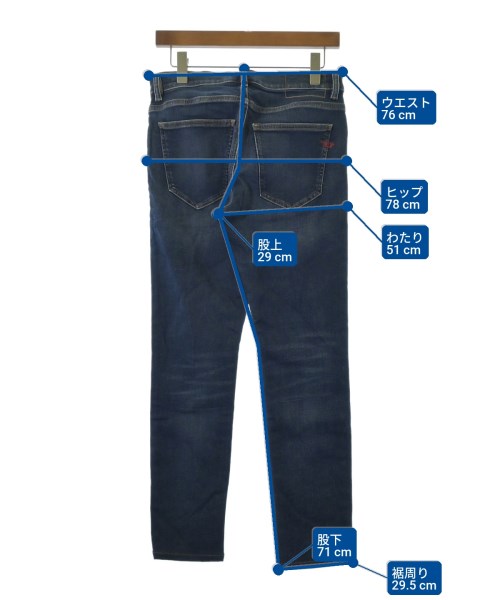 DIESEL（ディーゼル）デニムパンツ 青 サイズ:29(S位) メンズ/2200712574082