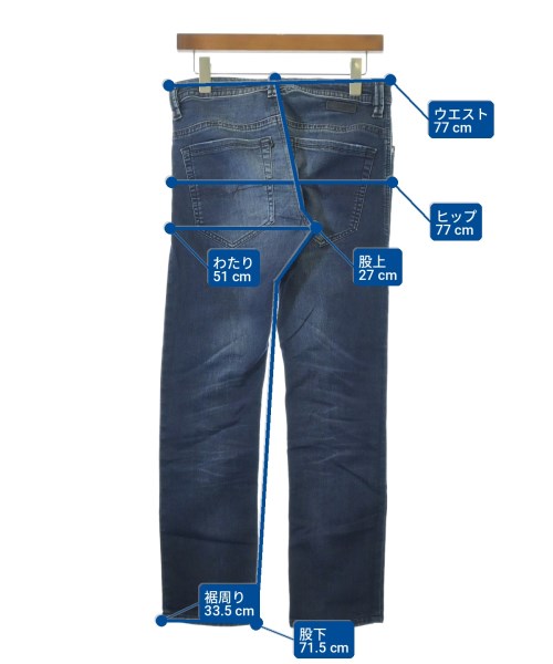 DIESEL（ディーゼル）デニムパンツ 紺 サイズ:30(M位) メンズ/2200712574105