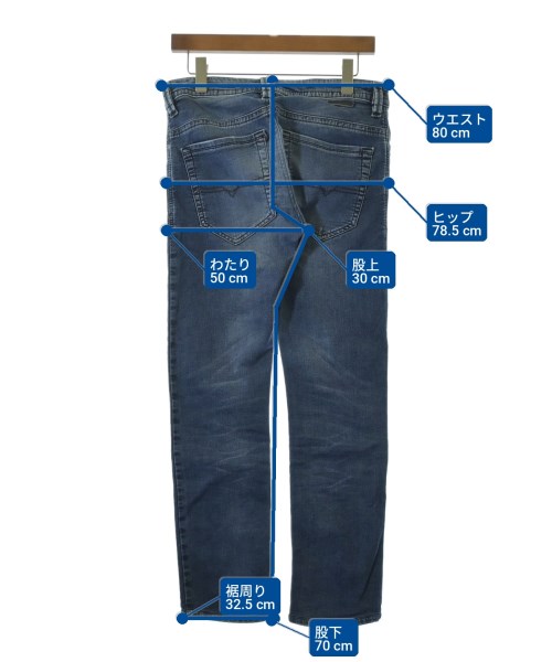 DIESEL（ディーゼル）デニムパンツ 青 サイズ:30(M位) メンズ/2200712574112