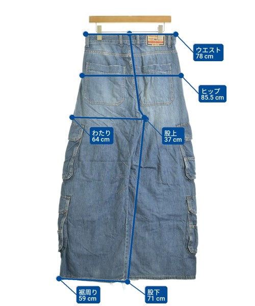 DIESEL（ディーゼル）カーゴパンツ 紺 サイズ:26(XS位) メンズ/2200713960020