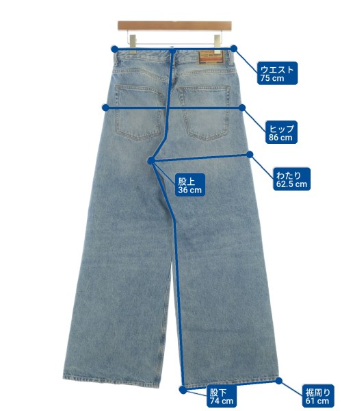 DIESEL（ディーゼル）デニムパンツ 青 サイズ:25(XS位) メンズ/2200714189024