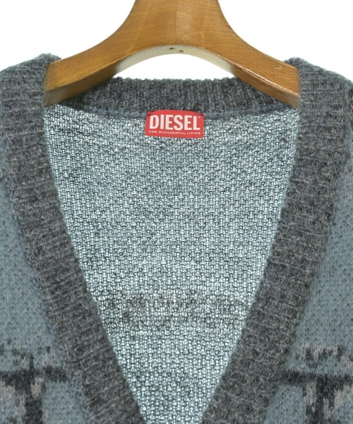 DIESEL（ディーゼル）カーディガン 青 サイズ:L メンズ/2200714195025