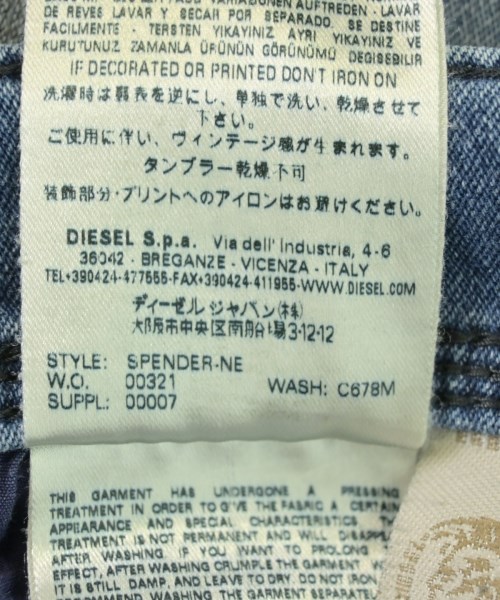 DIESEL（ディーゼル）その他 青 サイズ:32(L位) メンズ/2200714209029