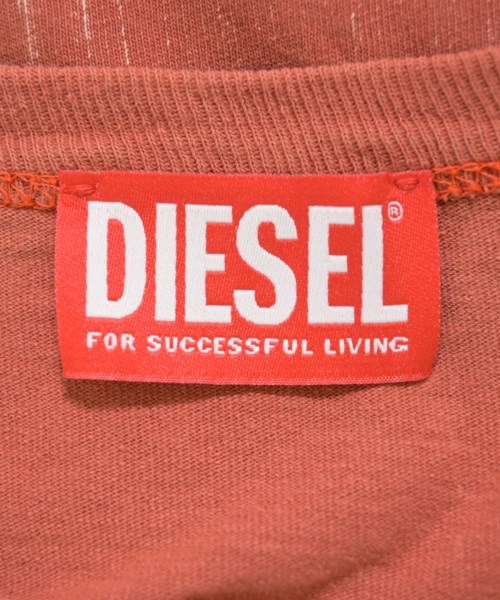 DIESEL（ディーゼル）Tシャツ・カットソー オレンジ サイズ:XL メンズ/2200715546024