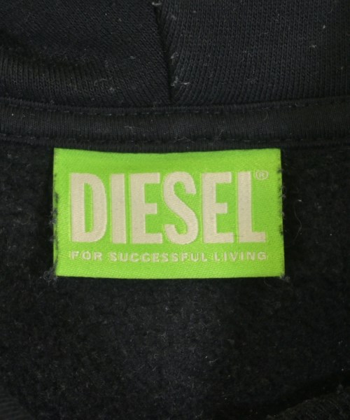 DIESEL（ディーゼル）パーカー 黒 サイズ:S メンズ/2200711927179