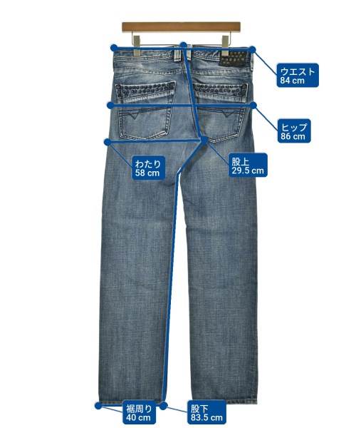 DIESEL（ディーゼル）デニムパンツ 青 サイズ:31(M位) メンズ/2200716676041