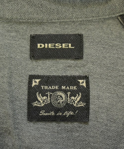 DIESEL（ディーゼル）ポロシャツ グレー サイズ:M メンズ/2200709955252