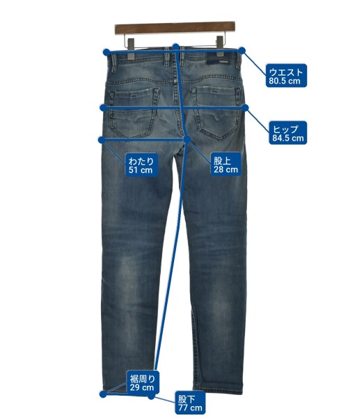 DIESEL（ディーゼル）デニムパンツ 青 サイズ:30(XS位) メンズ/2200716766094