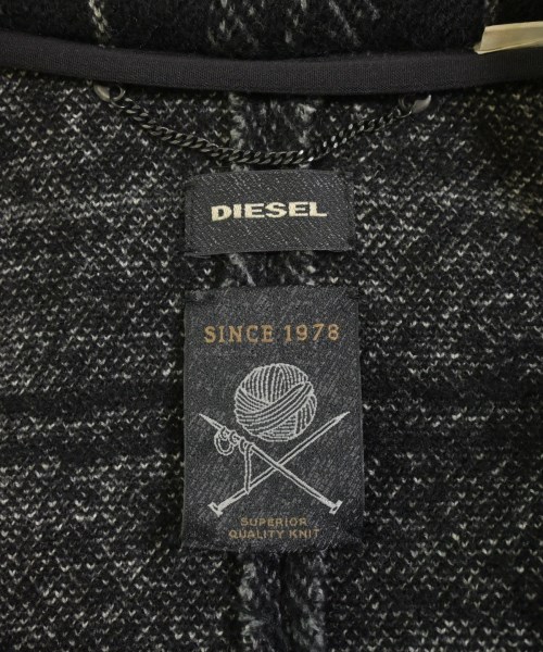 DIESEL（ディーゼル）チェスターコート 黒 サイズ:S メンズ/2200719243011