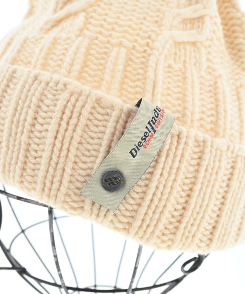 DIESEL（ディーゼル）ニットキャップ・ビーニー 白 サイズ:- メンズ/2200645769067