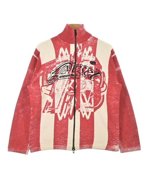 DIESEL(ディーゼル)カーディガン 赤 サイズ:L/2200646318042